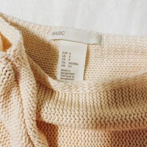 Peach sweater